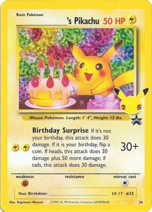 ______'s Pikachu 024 - Holofoil - Classic Collection