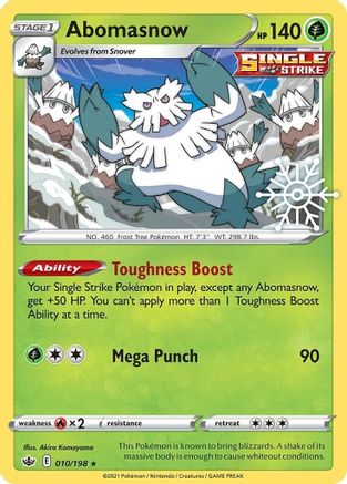 Abomasnow (Holiday Calendar) 010/198 - Holofoil - Promo