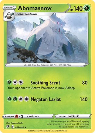 Abomasnow 013/192 - Rare