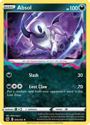 Absol 076 - Holofoil - Holo Rare
