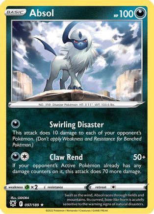 Absol 097 - Holofoil - Holo Rare