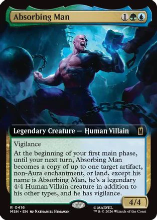 Absorbing Man (Extended Art) (MSH-416) - Marvel Super Heroes Foil