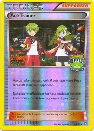 Ace Trainer - 69/98 (International Challenge) [Staff]/98  - Reverse Holofoil - Promo