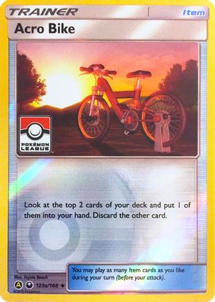 Acro Bike (Pokemon League) 123a/168 - Reverse Holofoil - Promo