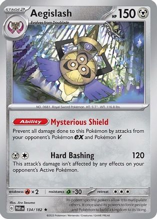 Aegislash (Non-Holo) 134/182 - Rare