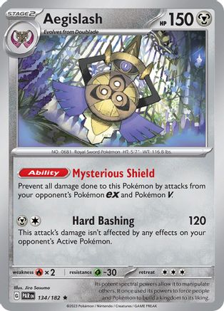 Aegislash 134/182 - Holofoil - Rare