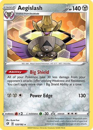 Aegislash 135 - Rare
