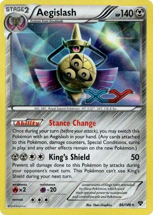 Aegislash - 86/146 (Prerelease)/146 - Holofoil - Promo