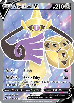 Aegislash V (Full Art) 177 - Holofoil - Ultra Rare