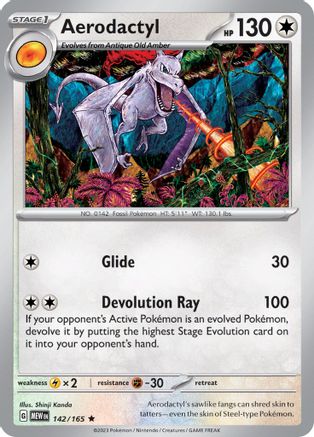 Aerodactyl 142 - Holofoil - Rare