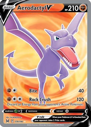 Aerodactyl V (Full Art) 179 - Holofoil - Ultra Rare
