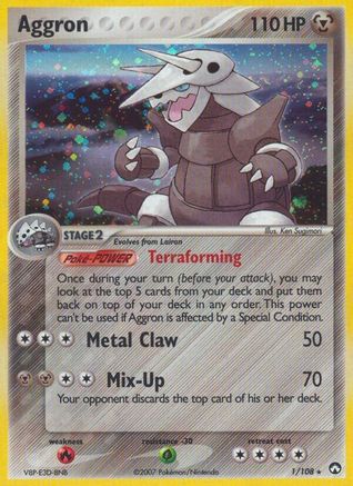 Aggron - Reverse Holofoil - Holo Rare