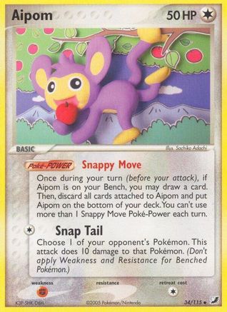 Aipom - Reverse Holofoil - Uncommon