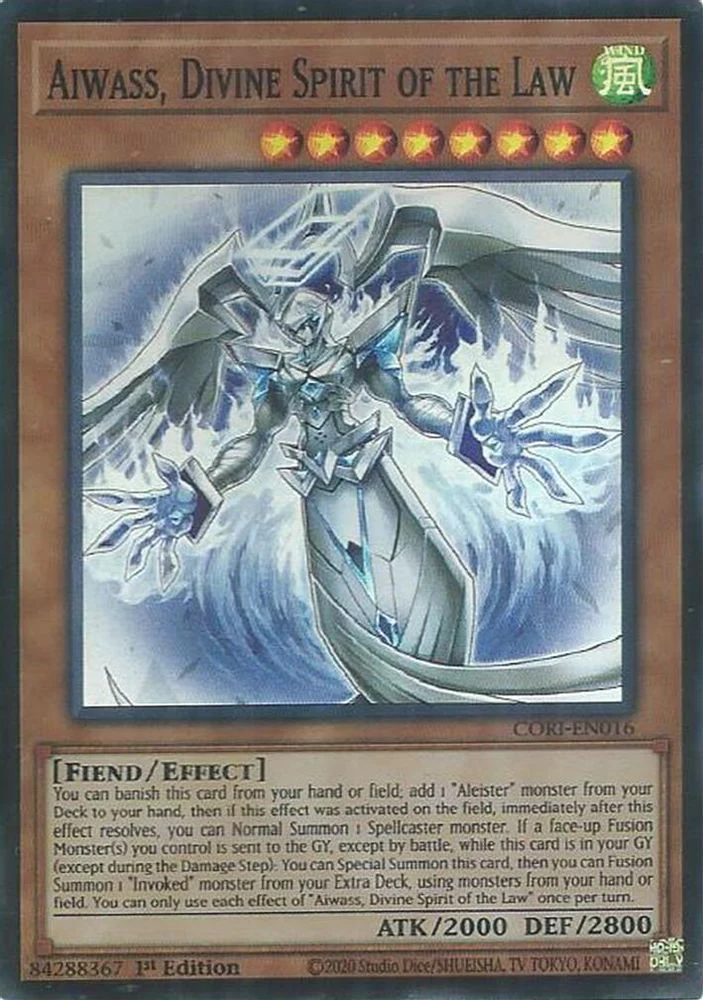 Aiwass, Divine Spirit of the Law (CORI-EN016) - Super Rare