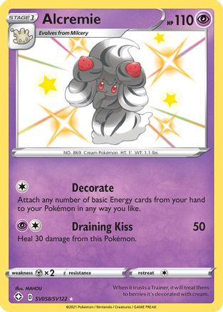Alcremie SV058 - Holofoil - Shiny Holo Rare