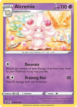 Alcremie SWSH058 - Holofoil - Promo