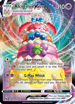 Alcremie VMAX 023 - Holofoil - Ultra Rare