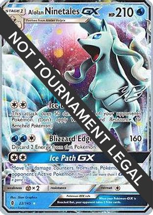 Alolan Ninetales GX - 2017 (Zachary Bokhari) 022 - Ultra Rare