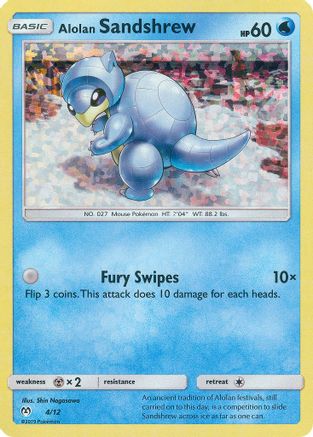 Alolan Sandshrew - 4/12/12 - Holofoil - Promo