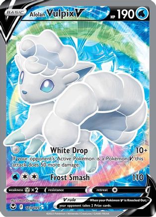 Alolan Vulpix V (Full Art) 173 - Holofoil - Ultra Rare