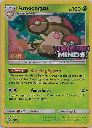 Amoonguss - SM202 (Prerelease) [Staff]  - Holofoil - Promo