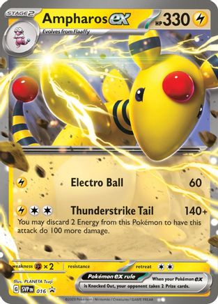 Ampharos ex 016 - Holofoil - Promo
