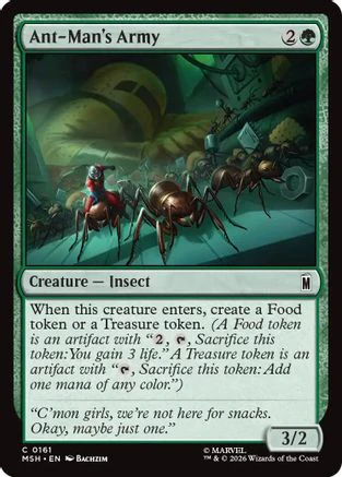 Ant-Man's Army (MSH-161) - Marvel Super Heroes Foil