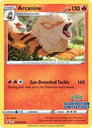 Arcanine (Illustration Contest 2022) - Promo
