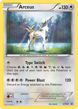Arceus XY197 - Holofoil - Promo
