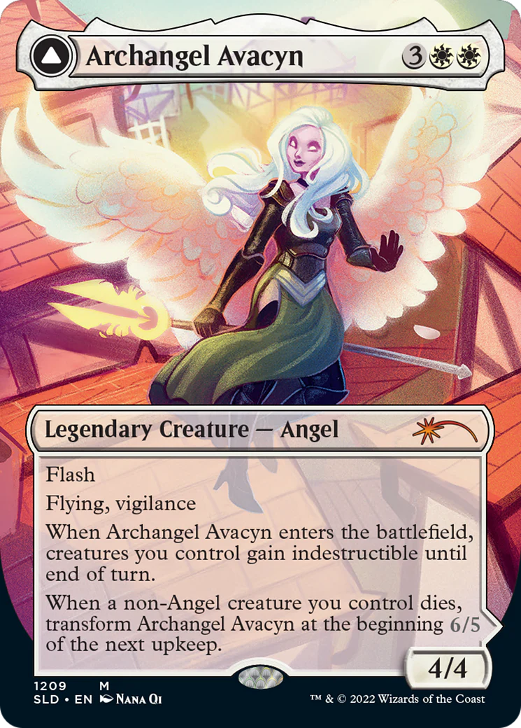 Archangel Avacyn (Display Commander) - Thick Stock (SLD-1209) - Secret Lair Drop