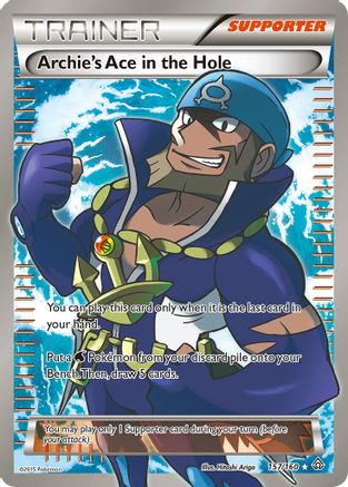 Archie's Ace in the Hole (157 Full Art)/160 - Holofoil - Ultra Rare