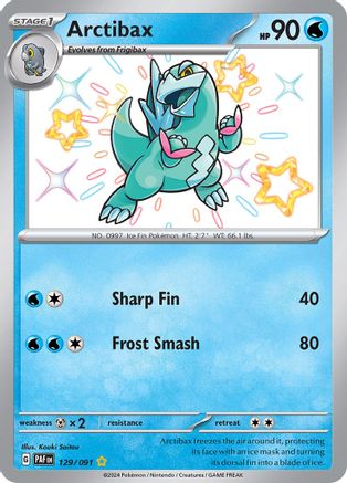 Arctibax 129  - Holofoil - Shiny Rare