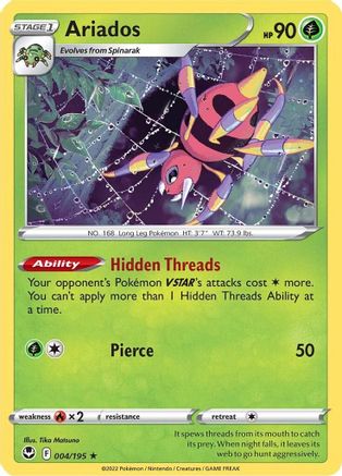 Ariados 004 - Holofoil - Holo Rare