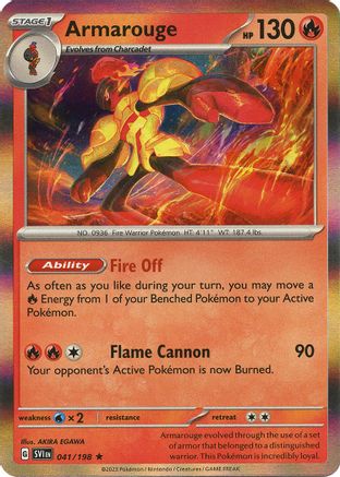 Armarouge 041/198 - Holofoil - Rare