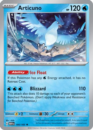 Articuno 144 - Holofoil - Rare