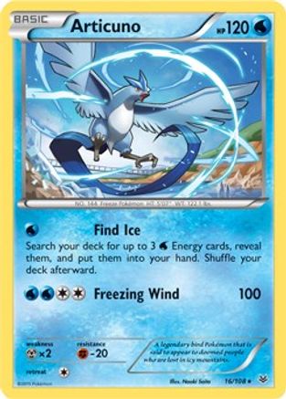 Articuno - 16/108 (XY Roaring Skies)/108 - Holofoil - Holo Rare