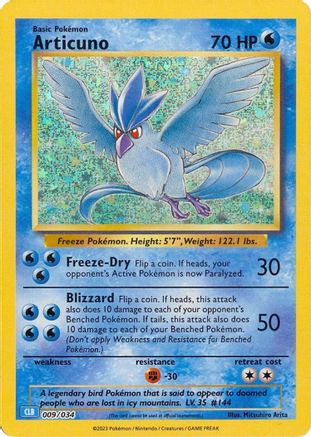 Articuno 009 - Holofoil - Classic Collection