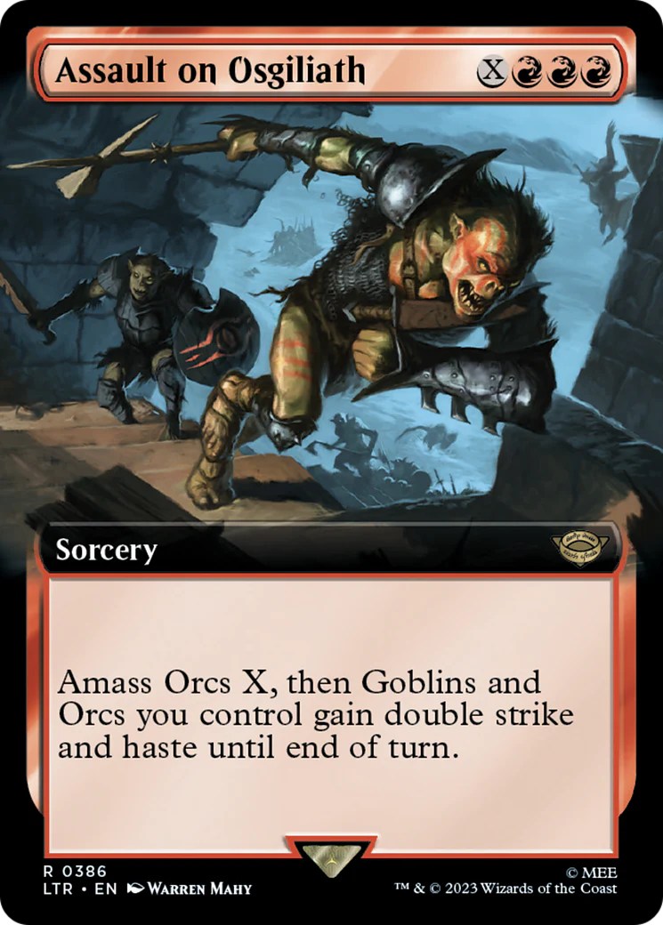 Assault on Osgiliath (LTR-386) - The Lord of the Rings: Tales of Middle-earth: (Extended Art)