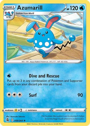 Azumarill 059 - Rare