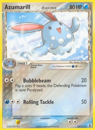 Azumarill (Delta Species) - Reverse Holofoil - Rare