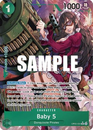 Baby 5 (034) (Alternate Art) (OP05-034) - Rare