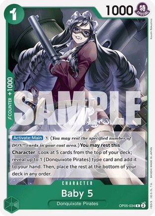 Baby 5 (OP05-034) (Reprint) (OP05-034) - Rare