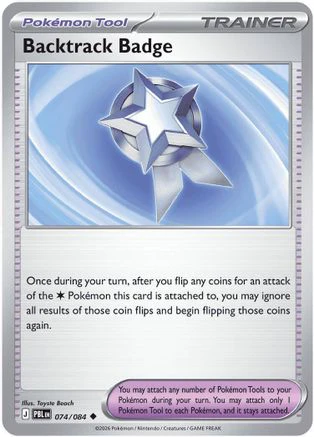 Backtrack Badge 074 - Reverse Holofoil - Uncommon