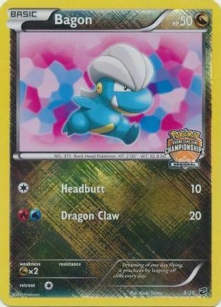 Bagon - 6/20 (Regional Championships)/20 - Holofoil - Promo