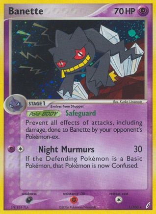 Banette 001 - Reverse Holofoil - Holo Rare