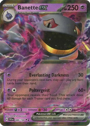 Banette ex 088/198 - Holofoil - Double Rare