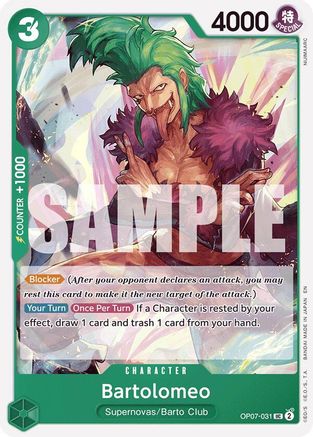 Bartolomeo (Reprint) (OP07-031) - Uncommon