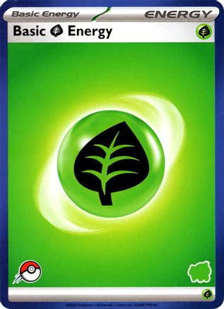 Basic Grass Energy (Blue Border) - Unconfirmed