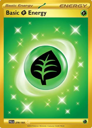 Basic Grass Energy 278/193 - Holofoil - Hyper Rare