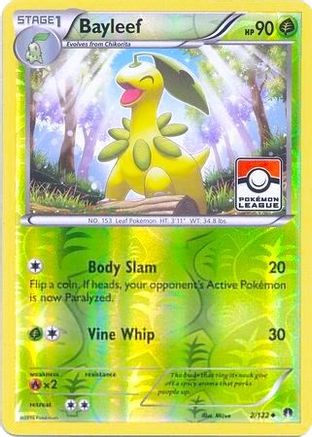 Bayleef - 2/122 (Pokemon League)/122 - Reverse Holofoil - Promo